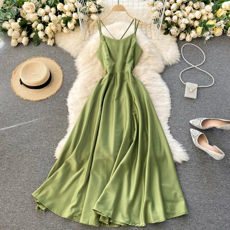 Women Evening Party Dress 2021 New Summer Off Shoulder Sexy Beach Dresses Woman Slim A-line Vingtage Long Robe Vestidos Mujer