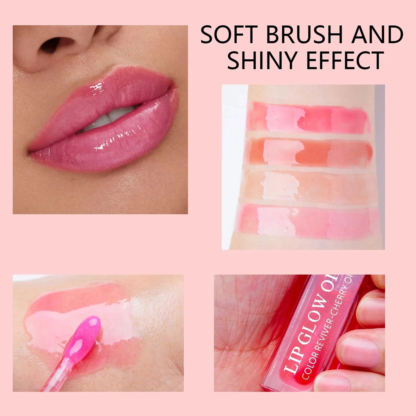Long-Lasting Waterproof Lipstick High Shine Mirror Pearl Lip Gloss Oil Glitter Gloss Makeup Cosmetic for Women