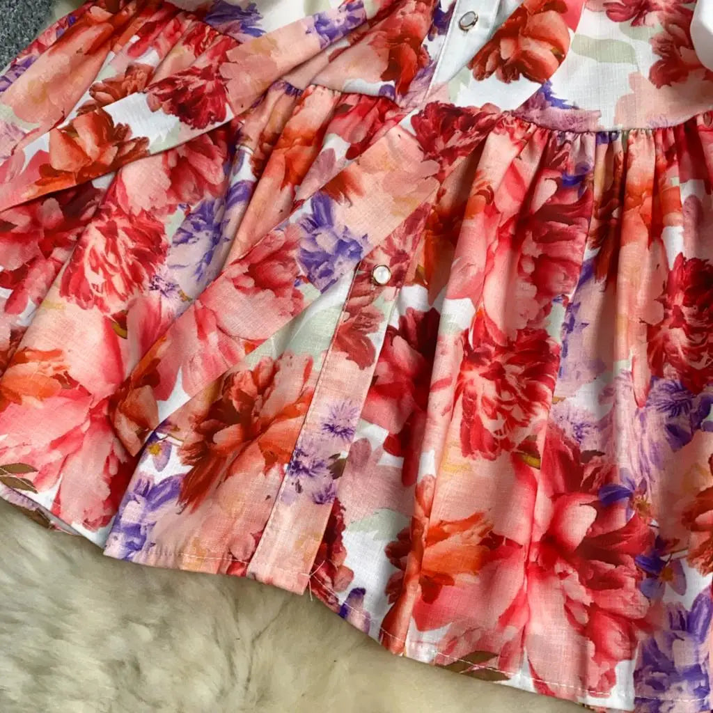 Elegant Casual Women Pleated Print Mini Dress Vintage Lace-up Lantern Sleeve Ruffles Short Dresses Female Party Clothes Robe