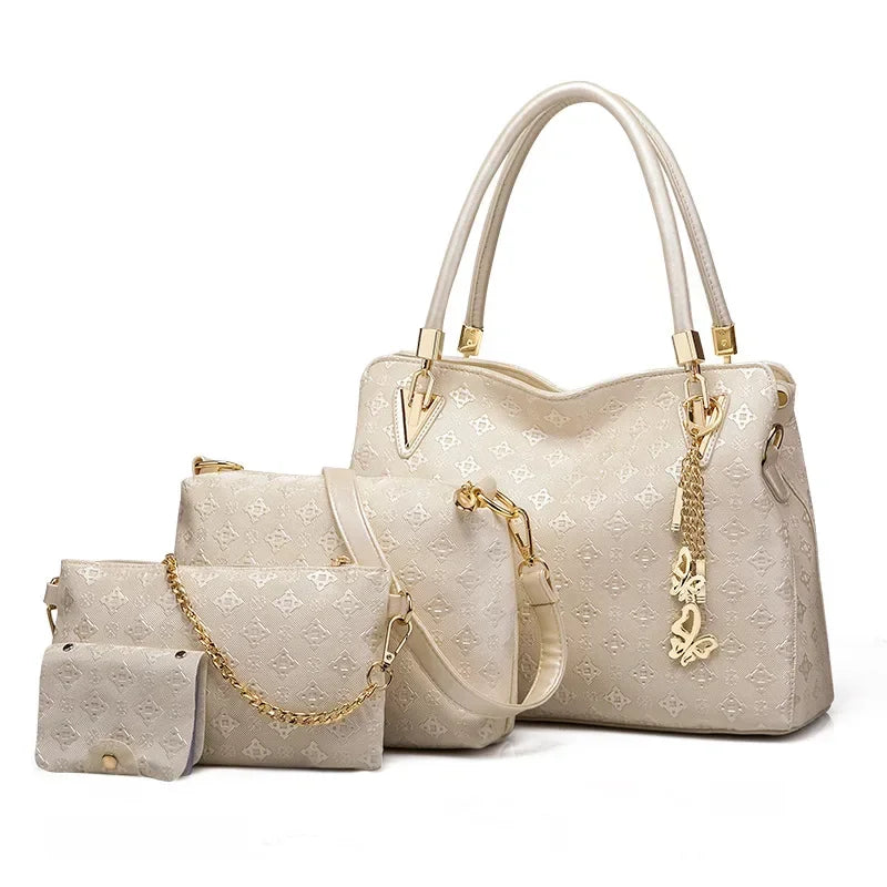 New fashion European and American one-shouldered cross-body handbags, large bags, medium bags, mother-in-law bags, women's bags