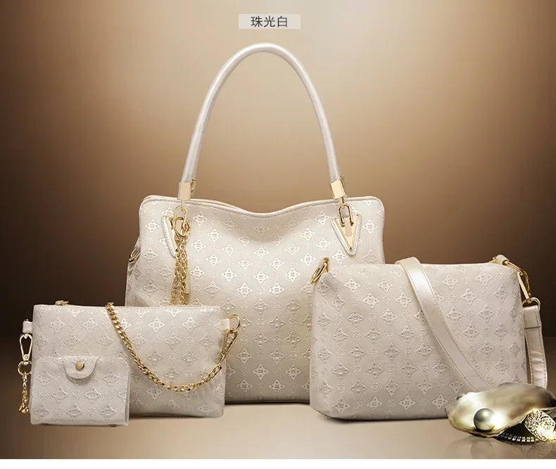 New fashion European and American one-shouldered cross-body handbags, large bags, medium bags, mother-in-law bags, women's bags