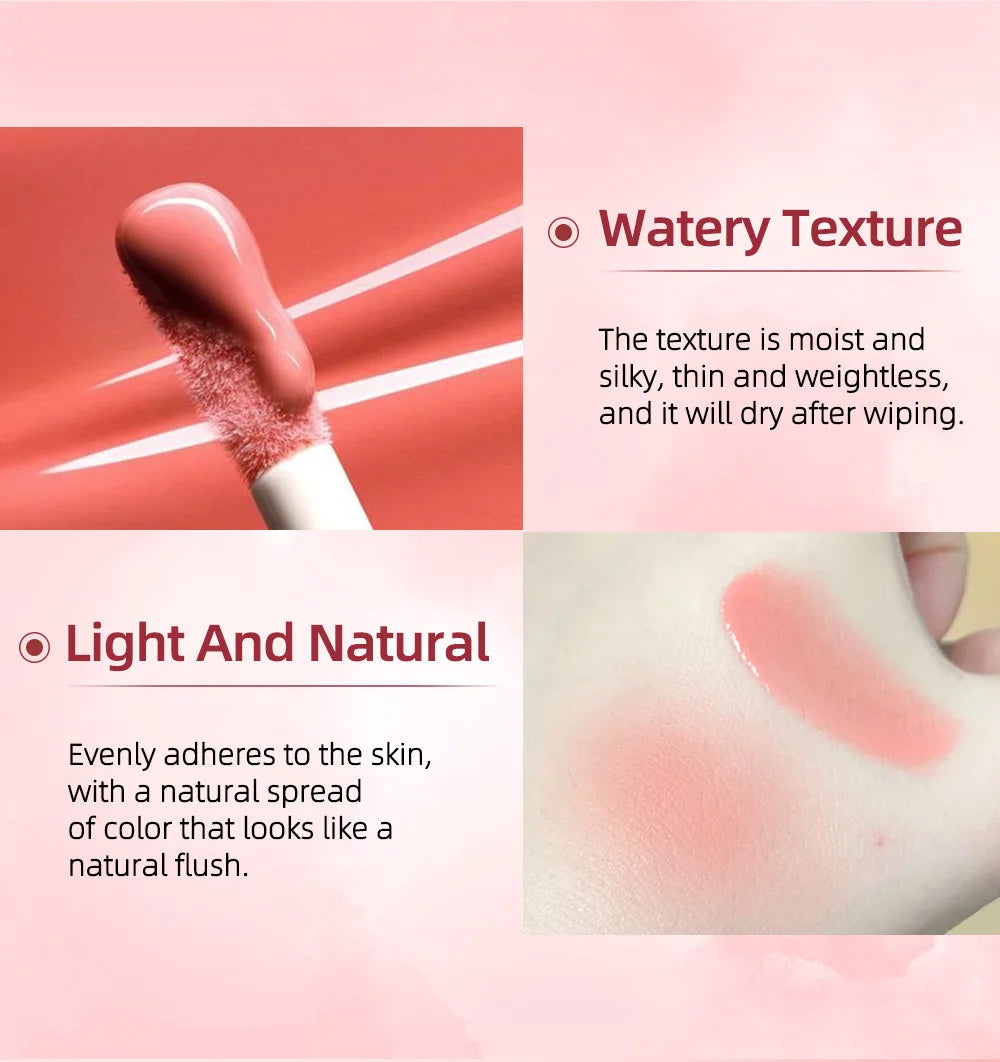 Rare Liquid Blush Beauty Natural Hydrating Pigmented Liquid Blush Easiest to Apply Non-tacky Texture Soft Pinch Liquid Blush