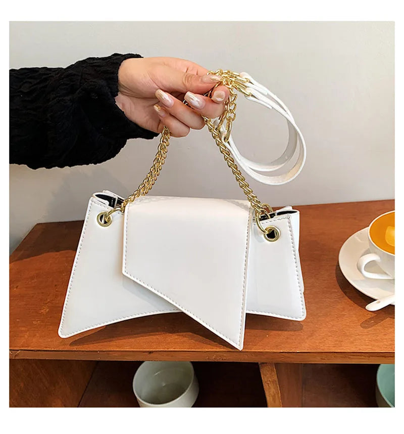High quality Ladies Shoulder Bag Sense of luxury Chain Handbags Premium Leather Retro Women Bags Designer Lady Armpit Bag Clutch