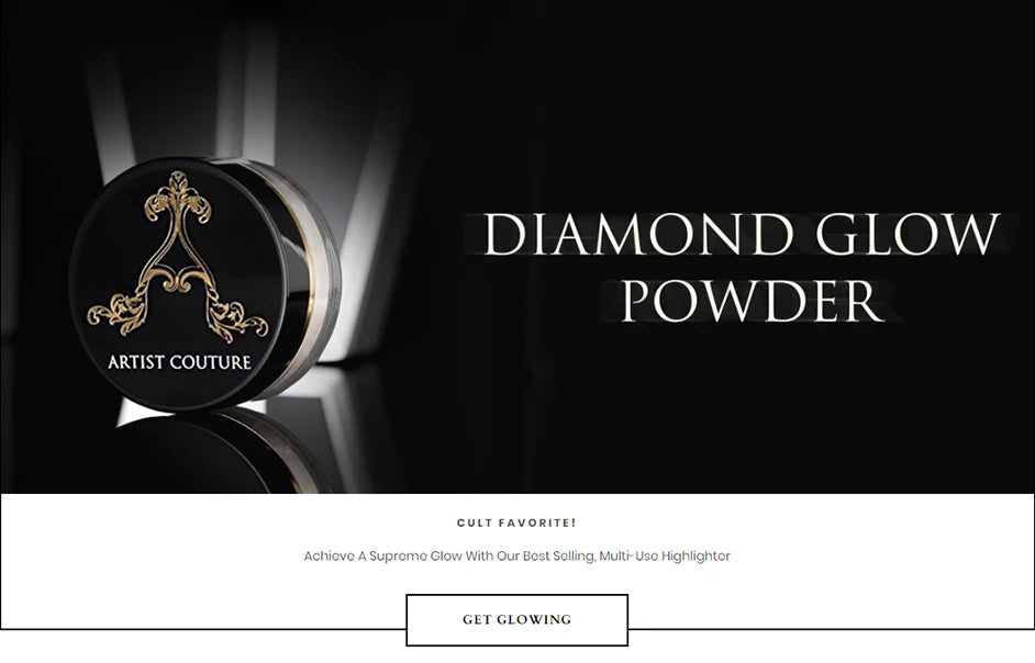 Diamond Glow Powder Glitter Shimmering Loose Powder Makeup Highlighter Powder Illuminati 20 Color Full Size 4.5g For All Skin