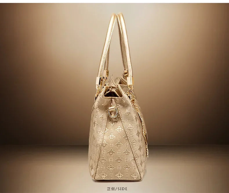 New fashion European and American one-shouldered cross-body handbags, large bags, medium bags, mother-in-law bags, women's bags