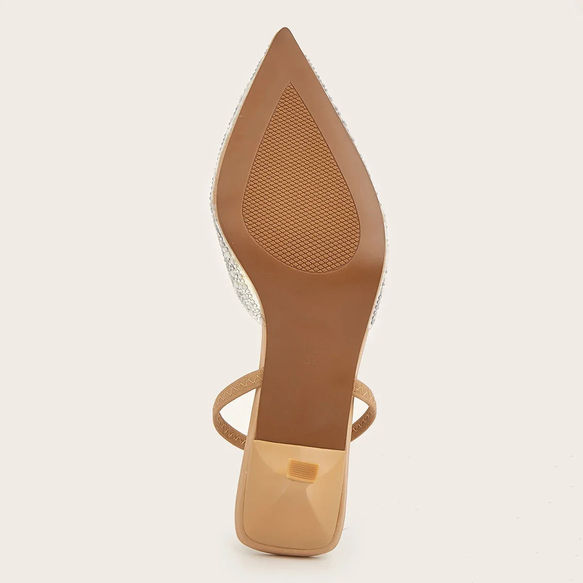 Elegant Women's high Heeled Sandals Translucent Faux Pearls Decor Slingback Stiletto Comfy Lightweight Prom Heels