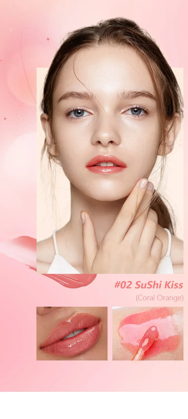 Long-Lasting Waterproof Lipstick High Shine Mirror Pearl Lip Gloss Oil Glitter Gloss Makeup Cosmetic for Women