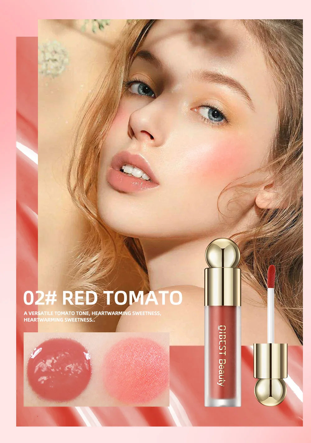 Rare Liquid Blush Beauty Natural Hydrating Pigmented Liquid Blush Easiest to Apply Non-tacky Texture Soft Pinch Liquid Blush