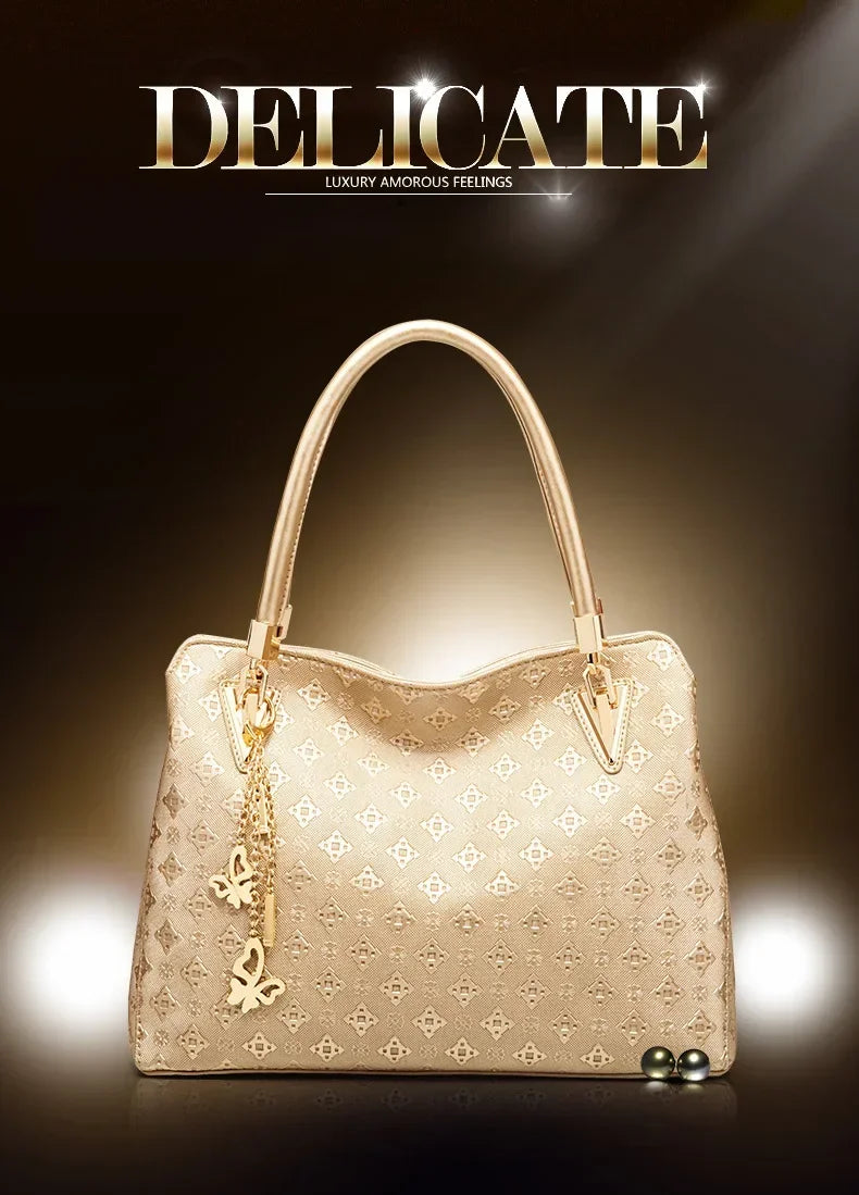 New fashion European and American one-shouldered cross-body handbags, large bags, medium bags, mother-in-law bags, women's bags