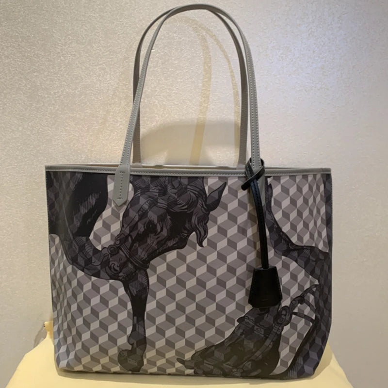 Noir telfav New Womens Tote Bag Large Capacity Female HandBags Shoulder Women Bags High Quality Casual Totes Sac Main Femme