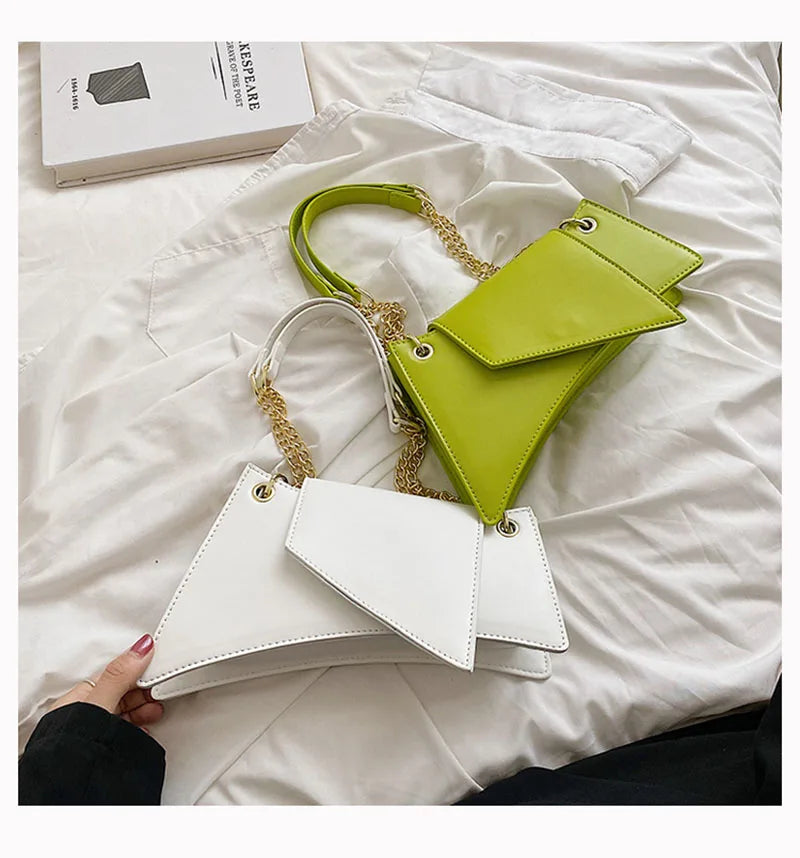 High quality Ladies Shoulder Bag Sense of luxury Chain Handbags Premium Leather Retro Women Bags Designer Lady Armpit Bag Clutch