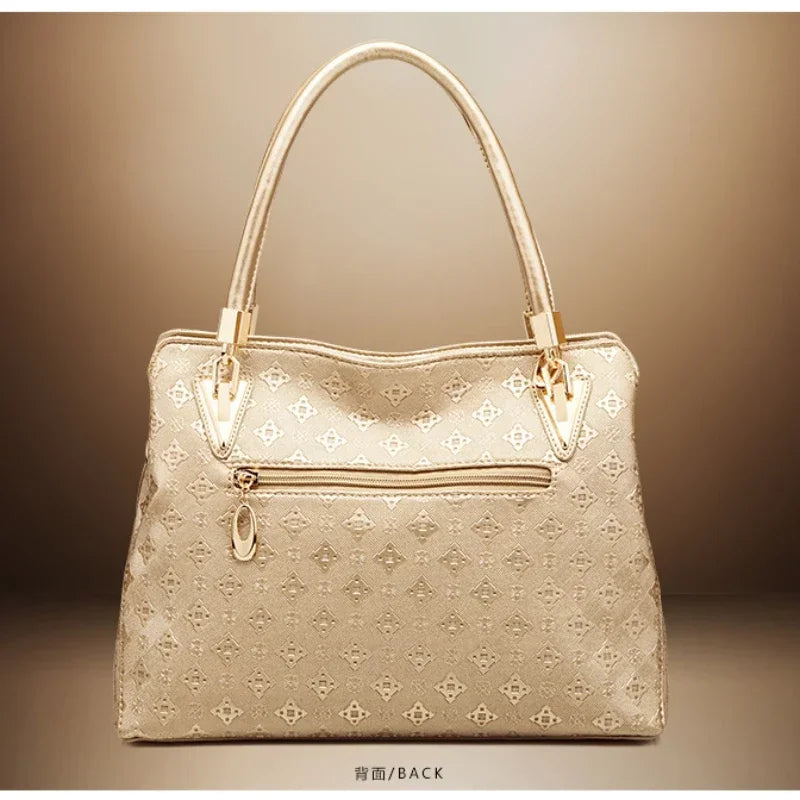 New fashion European and American one-shouldered cross-body handbags, large bags, medium bags, mother-in-law bags, women's bags