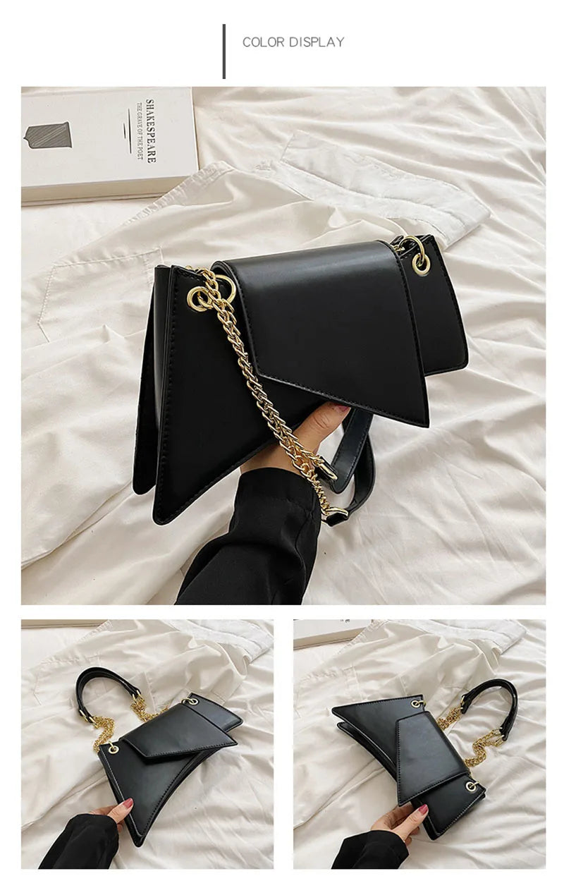 High quality Ladies Shoulder Bag Sense of luxury Chain Handbags Premium Leather Retro Women Bags Designer Lady Armpit Bag Clutch
