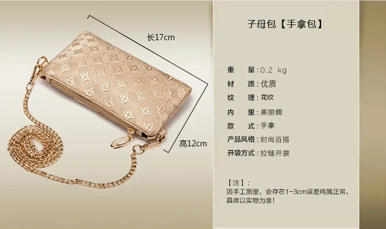 New fashion European and American one-shouldered cross-body handbags, large bags, medium bags, mother-in-law bags, women's bags