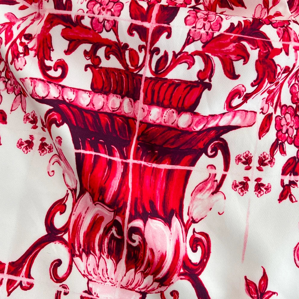 New In Dresses Summer Clothes For Women 2023 Fashion Elegant Vintage Print Party Dress Round Neck Sleeveless A Line Mini Dress