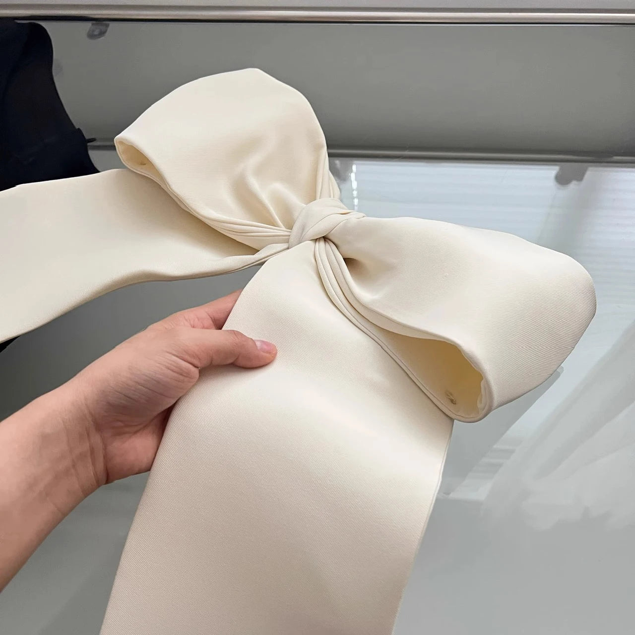 Small Fragrant Sleeveless A-line Dress With Big Bow Summer Women's Luxury Mini Dresses Trendy Temperament Evening Dress Elegant