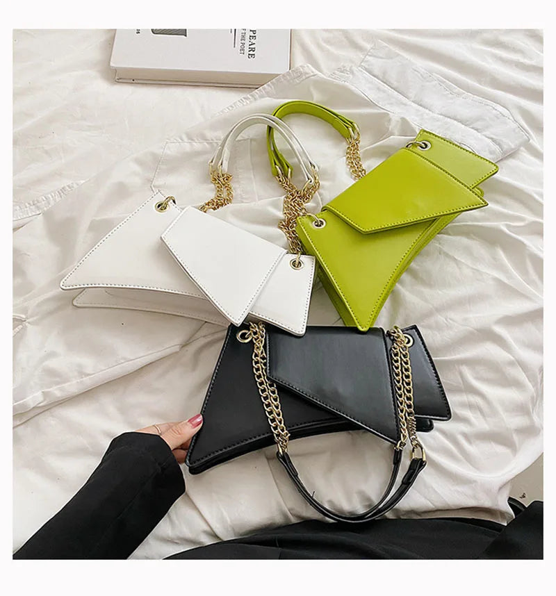 High quality Ladies Shoulder Bag Sense of luxury Chain Handbags Premium Leather Retro Women Bags Designer Lady Armpit Bag Clutch
