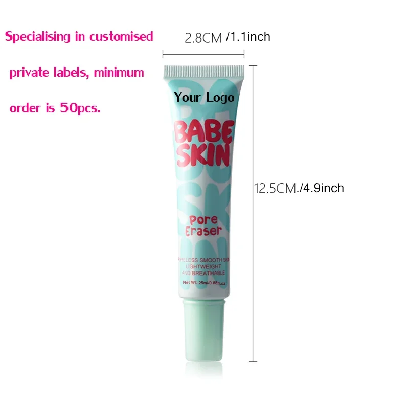 New 25ml Matte Face Primer Pore Minimizing Cream Base Foundation for Smooth Brightened Makeup Instant Pore Eraser Primer