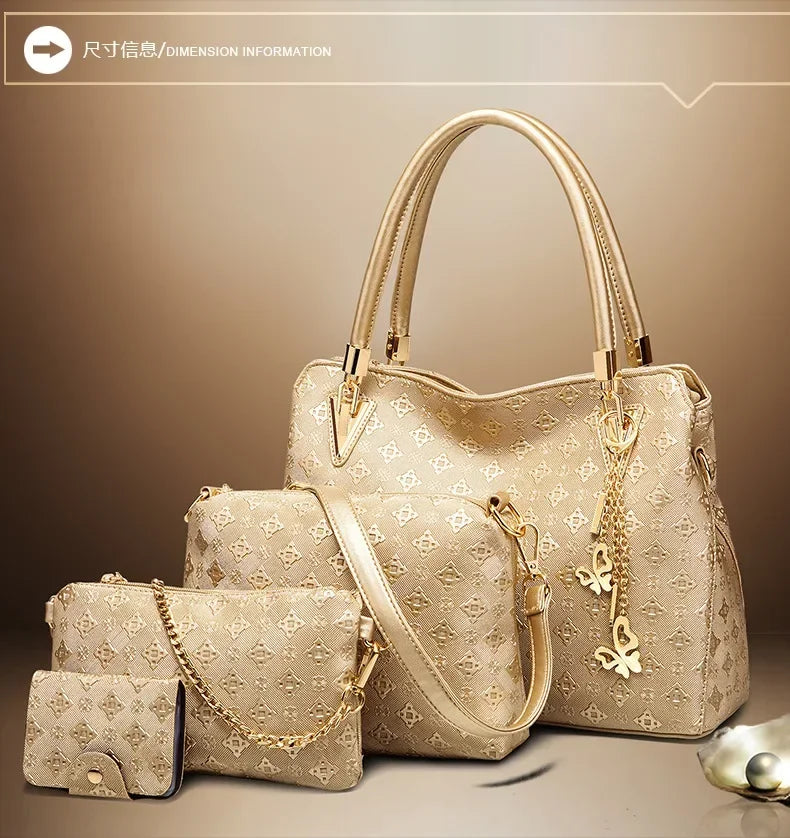 New fashion European and American one-shouldered cross-body handbags, large bags, medium bags, mother-in-law bags, women's bags