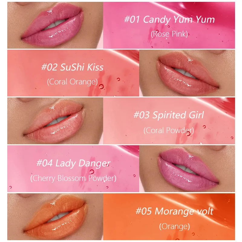 Long-Lasting Waterproof Lipstick High Shine Mirror Pearl Lip Gloss Oil Glitter Gloss Makeup Cosmetic for Women